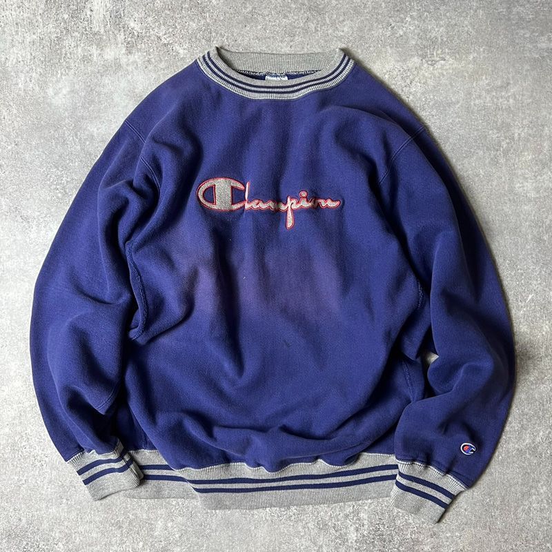 Champion リバースウィーブ　90s 紫　L USA製　アメリカ製