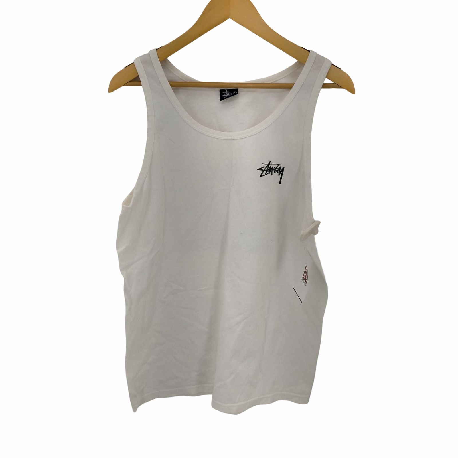 ステューシー Stussy 90-00s MADE IN USA バックプリントタンクトップ メンズ JPN:L