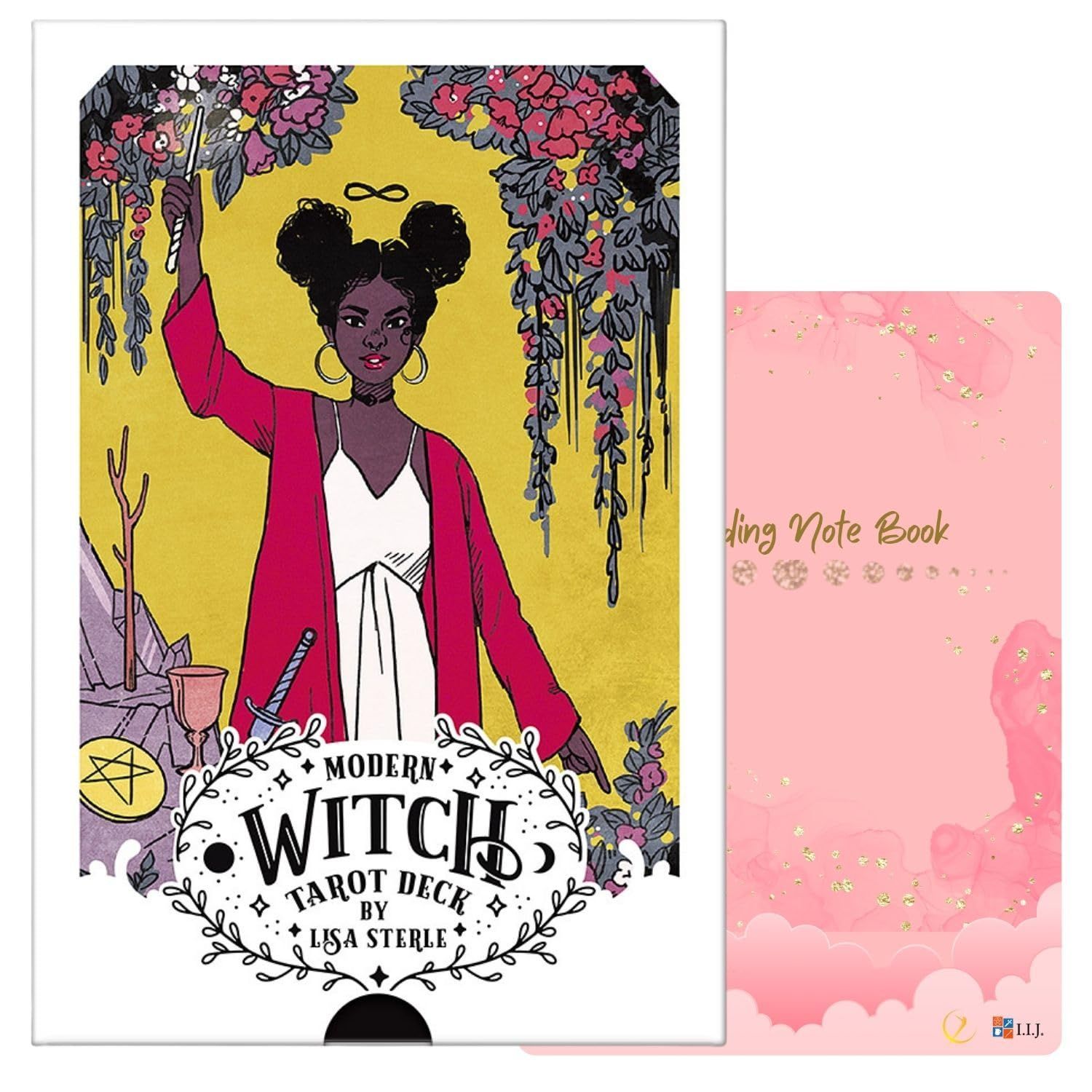 I.I.J タロットカード 日本語版 アファメーション 占い【 モダン ウィッチ タロット Modern Witch Tarot 初回版 】