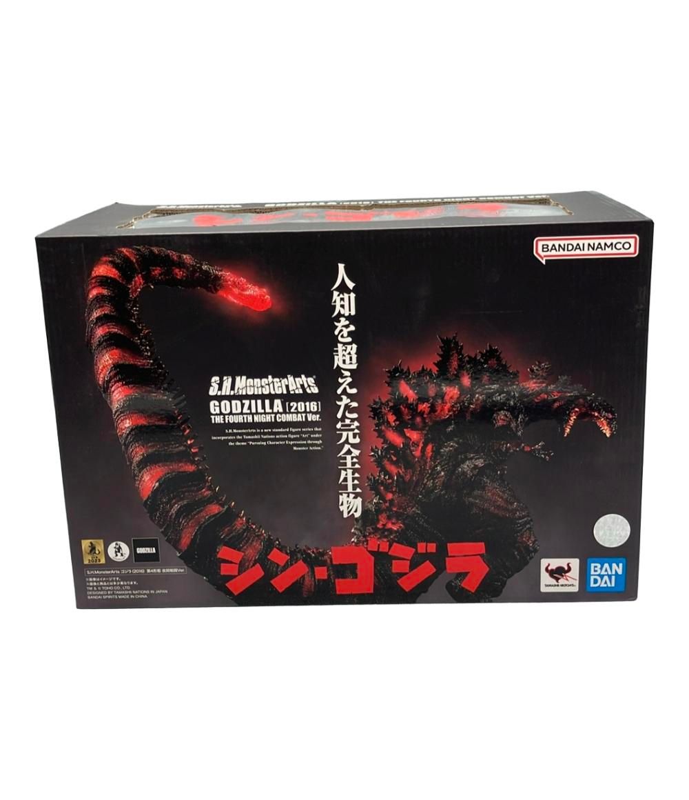 シン ゴジラ フィギュア S.H.MonsterArts ゴジラ 2016 第4形態 夜間戦闘Ver. バンダイ