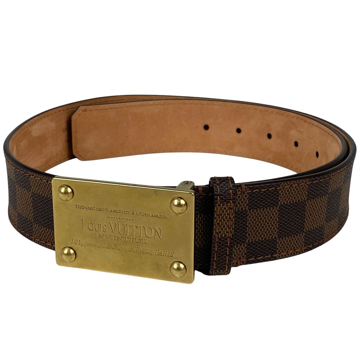 Louis Vuitton サンチュール アンヴァントゥール ベルト ダミエ 