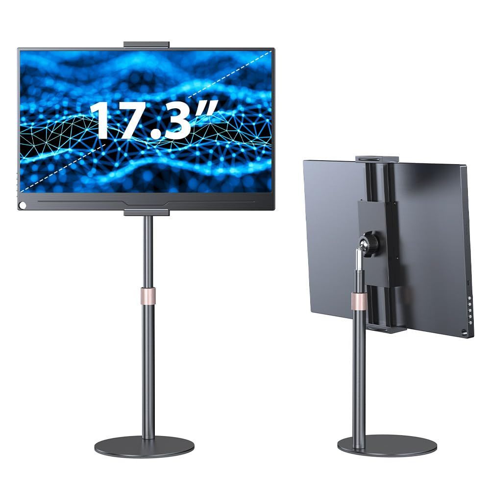 【在庫処分】EVICIV モバイルモニター用スタンド タブレットスタンド モニタースタンド スマホスタンド iPadスタンド pcスタンド 卓上 スタンド 横/縱/仰向け 揺れない 折り畳み式 4.7-17.3インチ