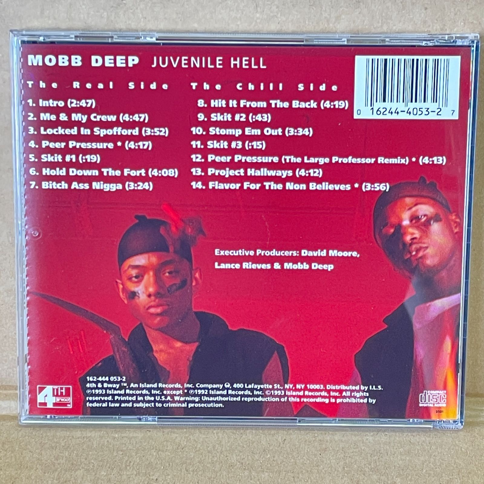 MOBB DEEP モブ・ディープ 輸入盤・中古CD JUVENILE HELL 1993年 rap
