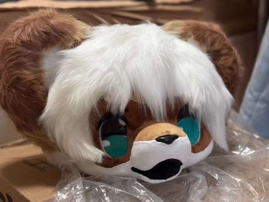 着ぐるみヘッド くま NO.43 茶色 全頭ヘッド ケモノ マスク ファースーツ ぬいぐるみ コスプレ コスチューム
