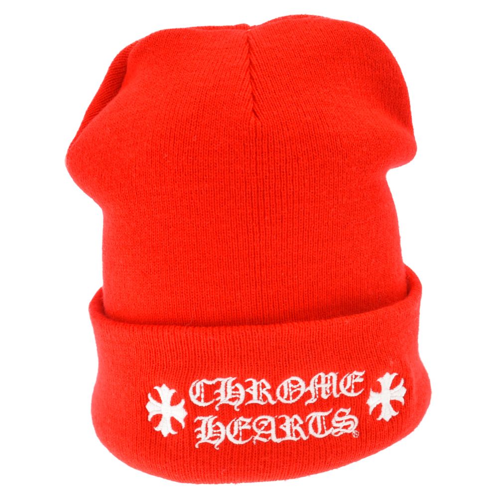 CHROME HEARTS (クロムハーツ) BEANIE オールド イングリッシュ ニット