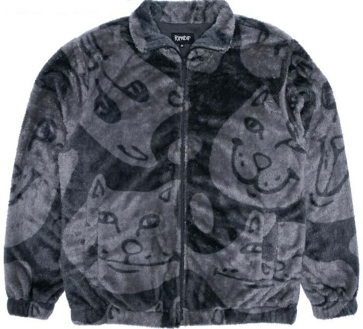 Ripndip Many Faces Sherpa Jacket Charcoal XL ジャケット 送料無料