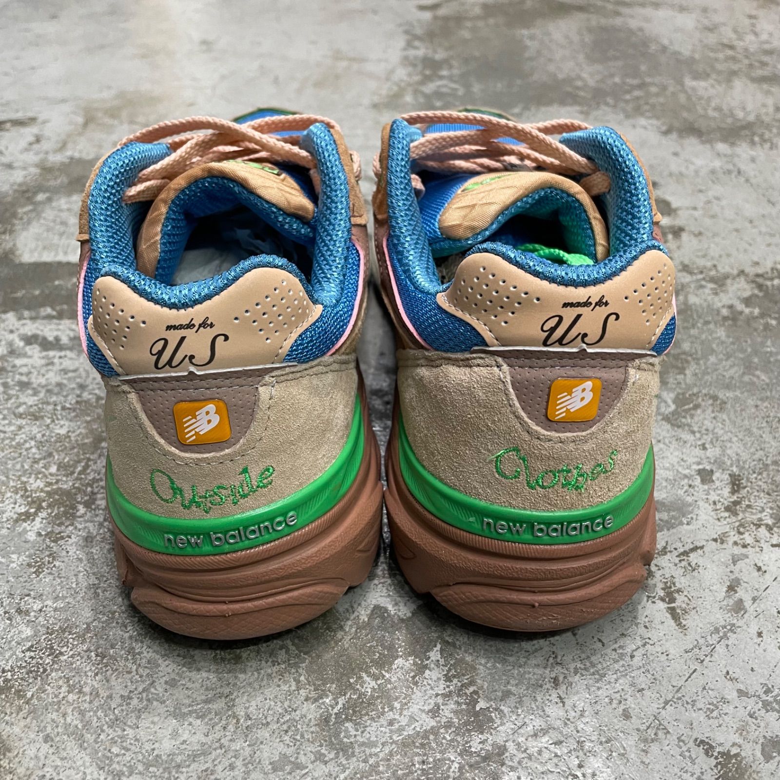 JOE FRESHGOODS New Balance 990V3 アウトサイドクローズ スエード 