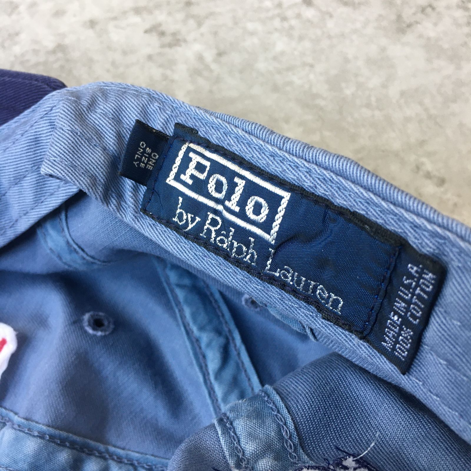 90s USA製 Polo by Ralph Lauren POLO U.S.A 6Panel Cap ポロ USA 