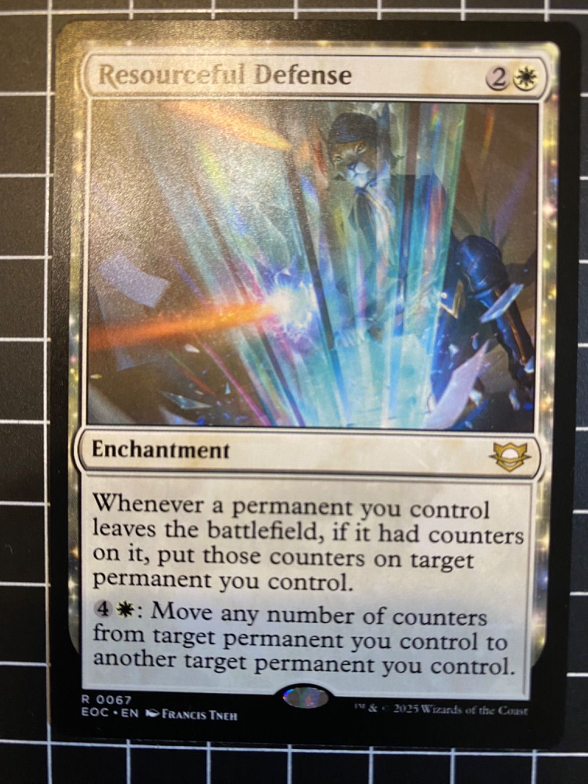 Mtg 臨機応変な防御　プロモfoil FOIL)(プロモスタンプ)臨機応変な防御/Resourceful Defense