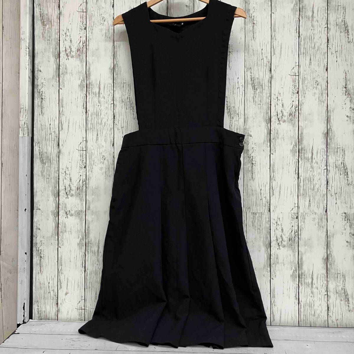 COMME des GARCONS GIRL ノースリーブワンピース ネイビー 