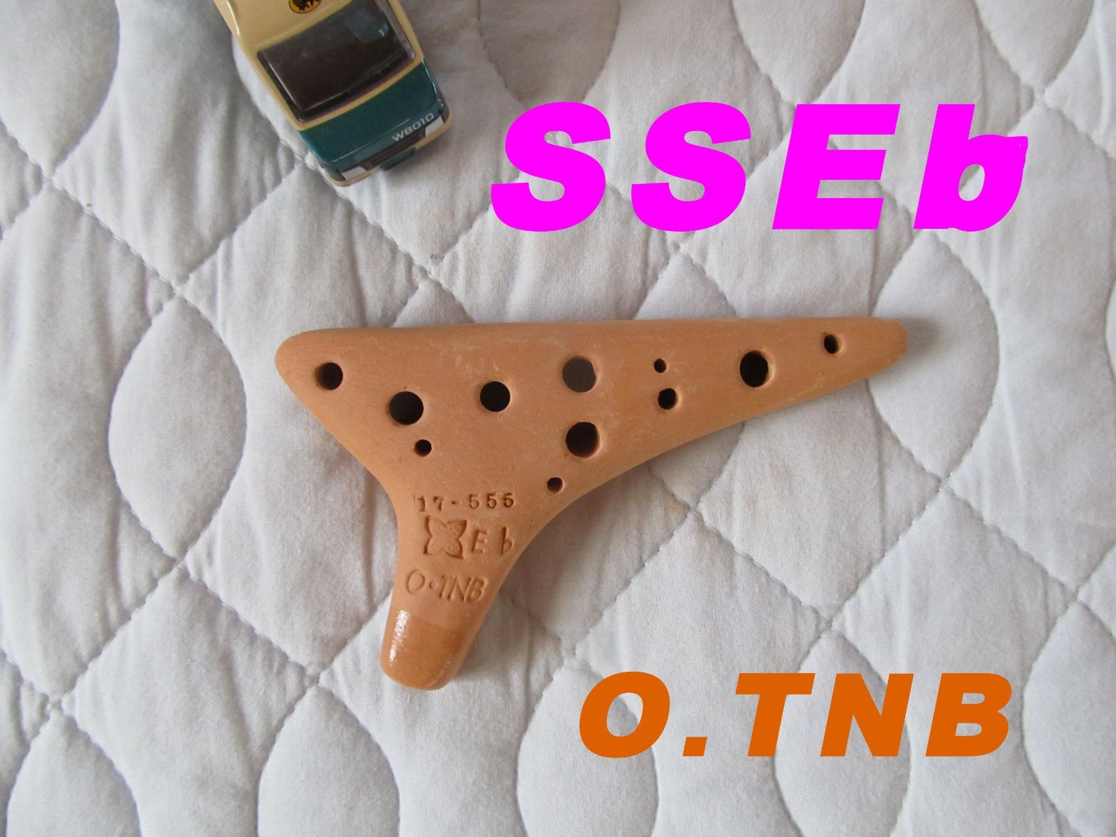 オカリナO.TNB3本セット◇手作り陶製◇AAからSSE