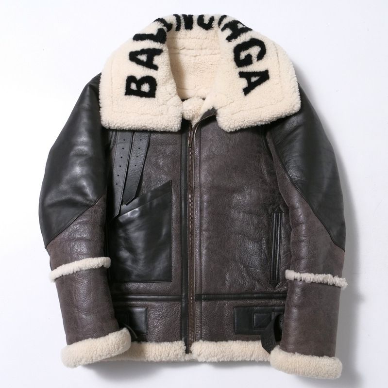 BALENCIAGA（バレンシアガ）　フード　レザージャケット　ライダース BALENCIAGA オーバーサイズ レザー Jacket フードジャケット
