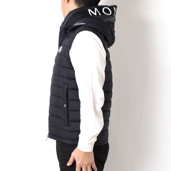 25SSモデル モンクレール MONCLER BOURGET フードロゴ ダウン