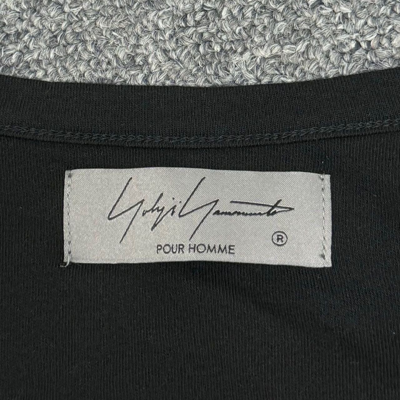 定価28600円 yohji yamamoto 21AW レイヤード風半袖 A Tシャツ HX-T15 