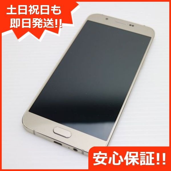 超美品 au SCV32 Galaxy A8 ゴールド 即日発送 スマホ AU SAMSUNG 本体