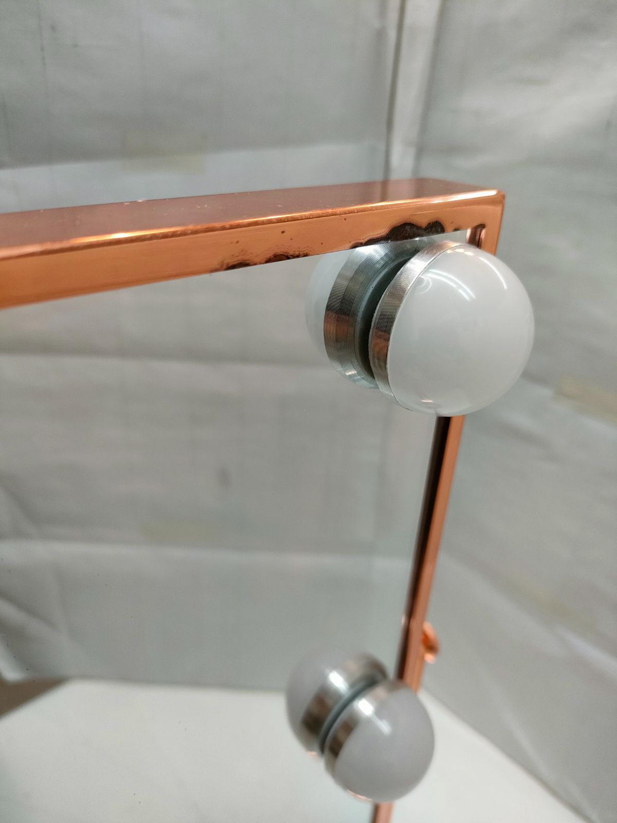 フッツェ ハリウッドミラー スクエア Ⅱ S ピンクゴールド