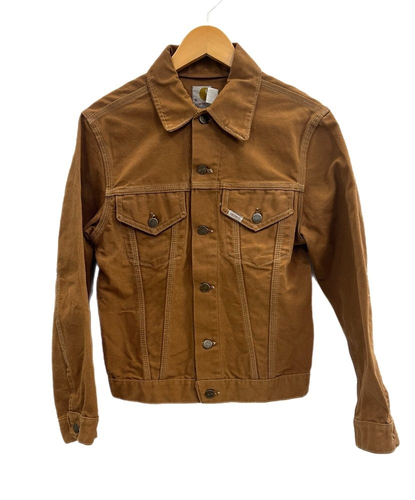 カーハート Carhartt Duck Trucker Jacket ダック トラッカー ジャケット 36 ジャケット ブラウン 101MT-4395