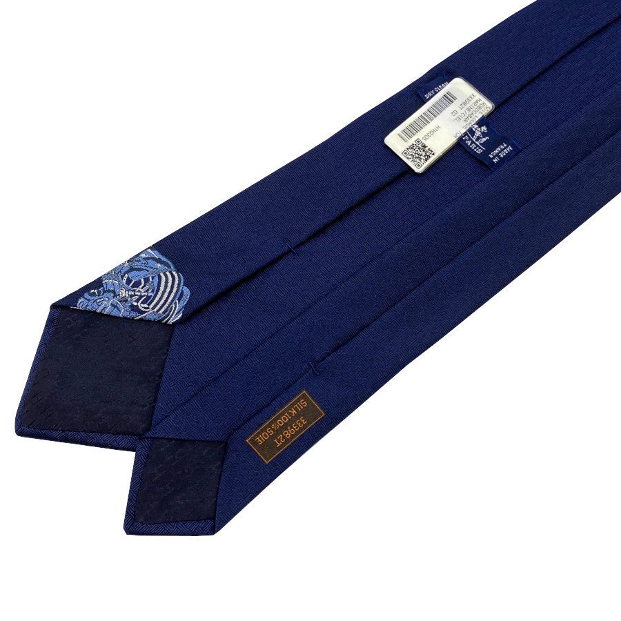 新品】 エルメス HERMES ネクタイ シルクツイルタイ ヘヴィ