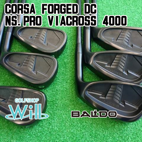 【中古】アイアンセット バルド CORSA FORGED DC/NS.PRO VIACROSS 4000/R2/24[7643]