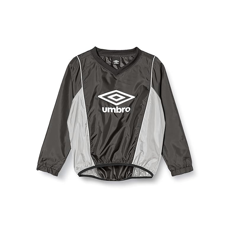 umbro ピステ・ウィンドブレーカー サイズ140 黒/グレー - メルカリ