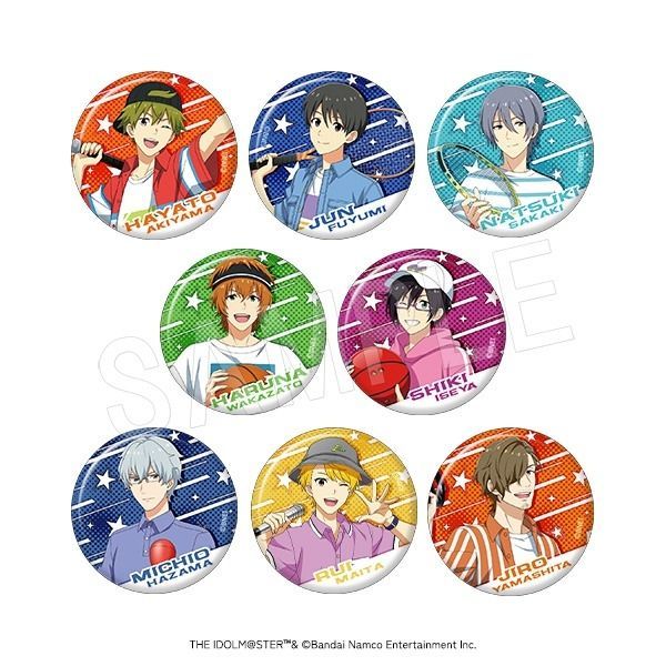 アイドルマスター SideM トレーディング缶バッジ 8種セット