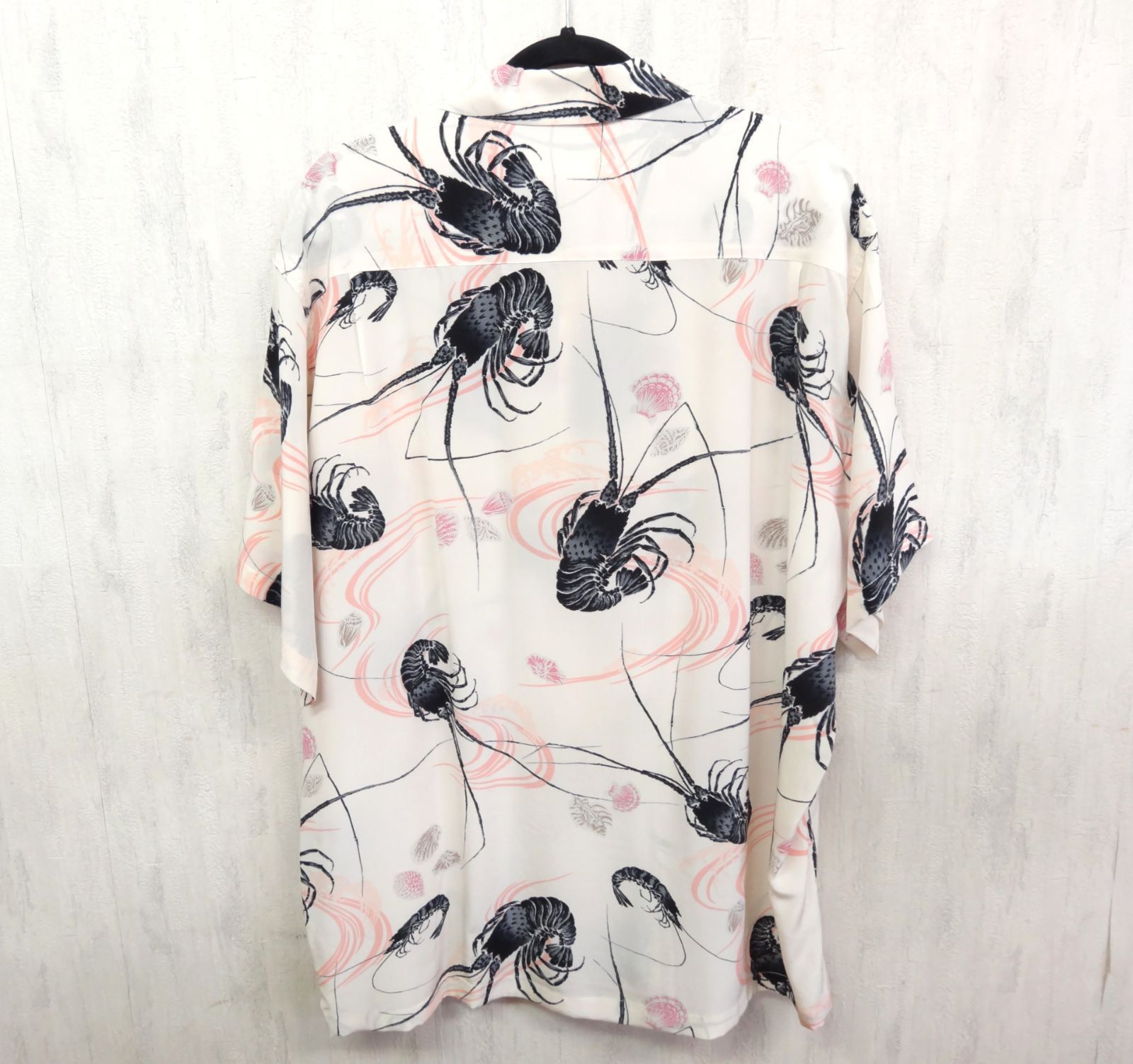 MAKANA LEI の長袖アロハシャツ マカナレイ シルク 和柄 桜 長袖