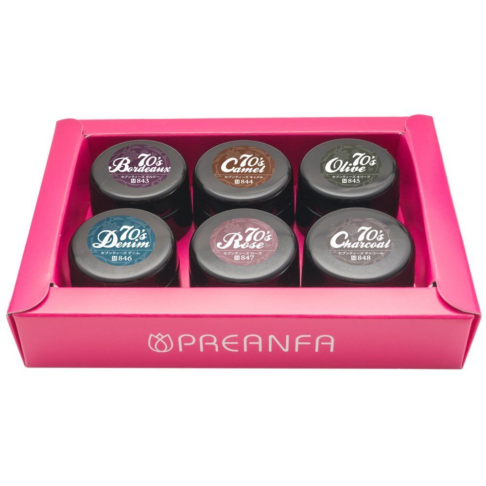 特価商品】セブンティーズ6色セット ジェルネイル カラージェル