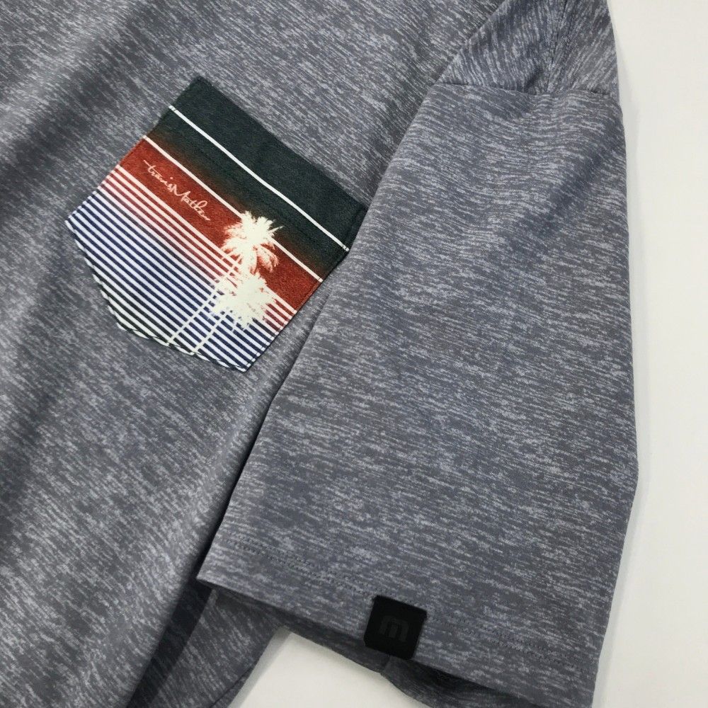 サイズ：L TRAVIS MATHEW トラビスマシュー モックネック 半袖T