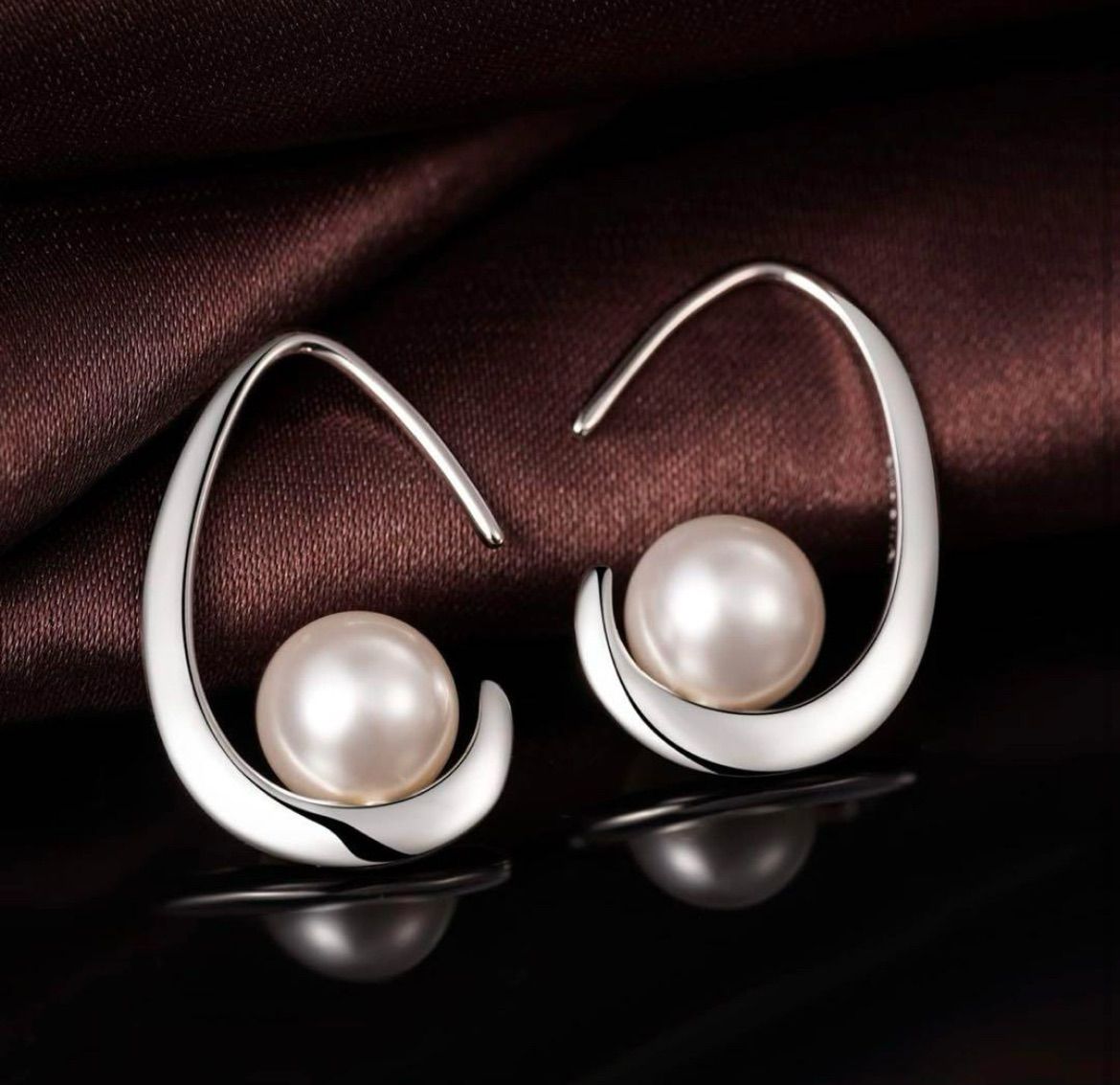 A50 ギフト箱無料 大人気 Silver925 スワロパール シルバー ピアス