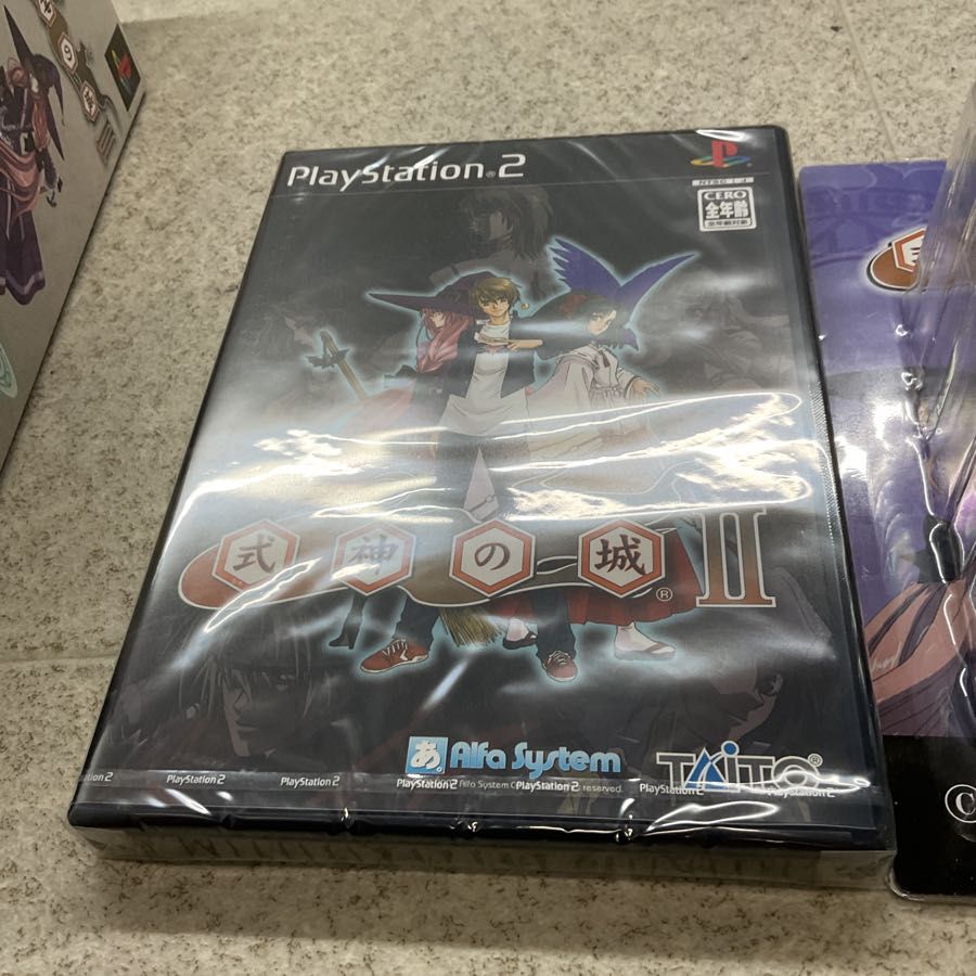 内未開封 PlayStation 2/プレイステーション 2/プレステ 2/PS 2 TAITO タイトー 式神の城II 限定版 ふみこ・O・ V オリジナルフィギュア同梱 ソフト 内未開封 PlayStation 2/プレイステーション 2/プレステ 2/PS 2