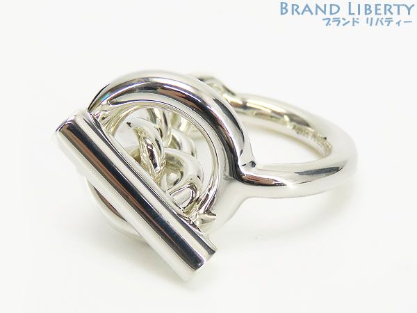 新品仕上げ】エルメス HERMES クロワゼット リング GM 指輪 #50