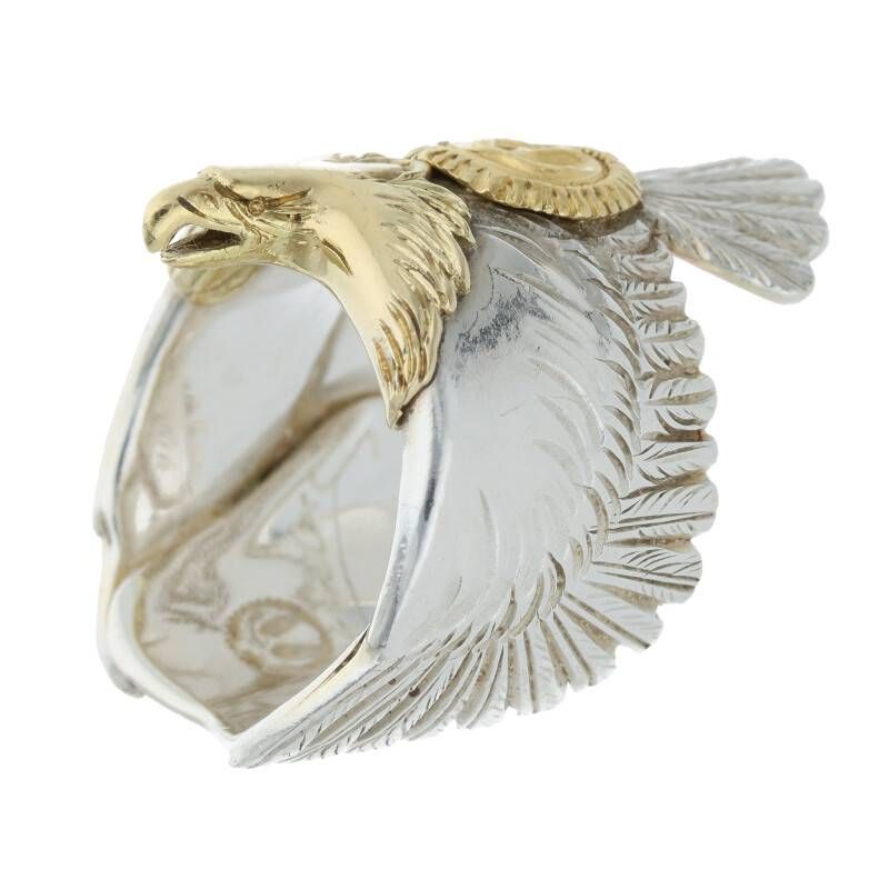 ケンキクチ 印台付きイーグルリング メンズ 14号 - メルカリ