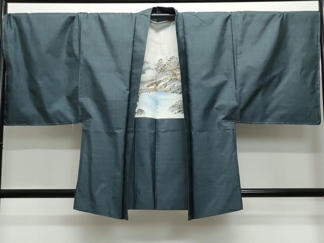 平和屋着物○男性 本場大島紬 アンサンブル 100亀甲 総詰め 川田春廣作