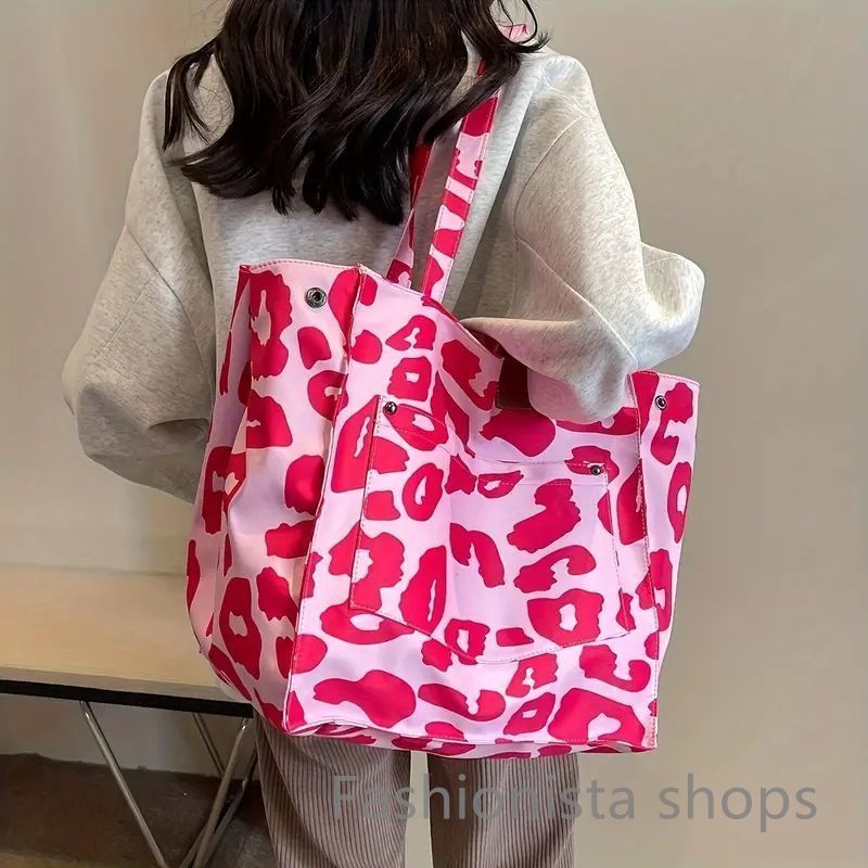 ☆希少 STAND STUDIO レオパード ビッグトート 美品 SHIPS（シップス）の「レオパードサイドポケットトートバッグ