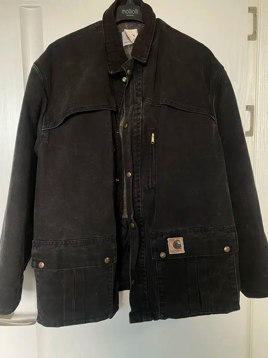 Carhartt カーハート ヴィンテージ ワークジャケット デストロイ フィールドジャケット ロングジャケット xl |デューディリジェンス|デリバリー