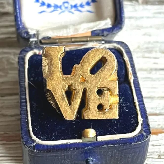 Robert Indiana love vtgリング ロバート インディアナ - アクセサリー