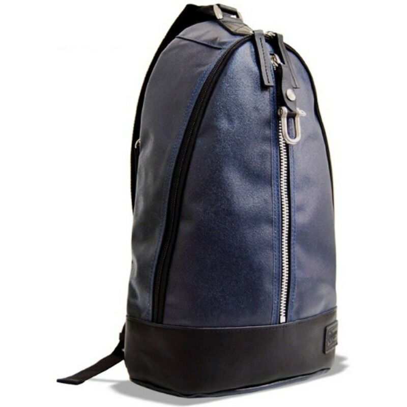 メーカー正規品 新品 森野帆布 ボディバッグL ワンショルダー 海上自衛隊 採用帆布 SF-0202 NN ネイビー