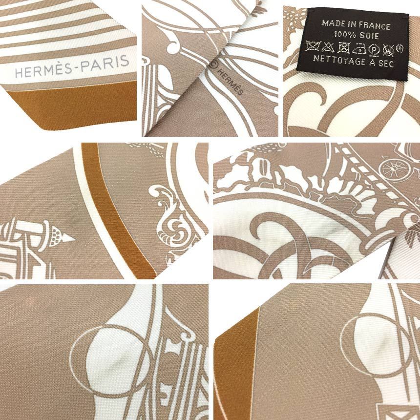 HERMES エルメス ツイリー スカーフ EX-LIBRIS エクスリブリス