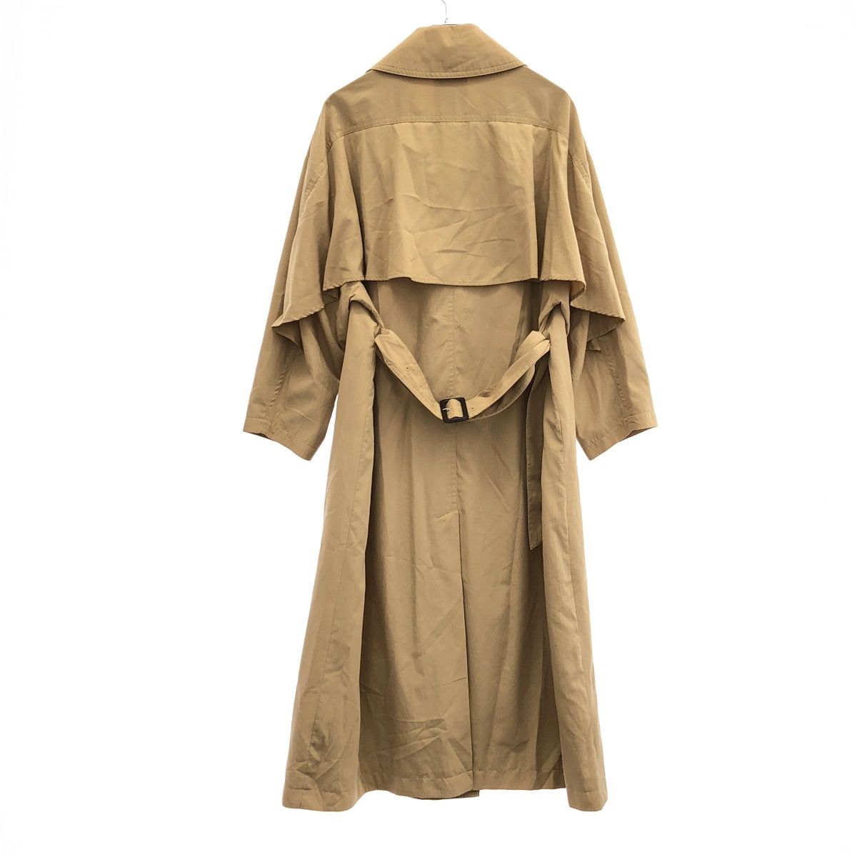 CLANE クラネ BACK FRILL TRENCH COAT バックフリルスリーブトレンチ 