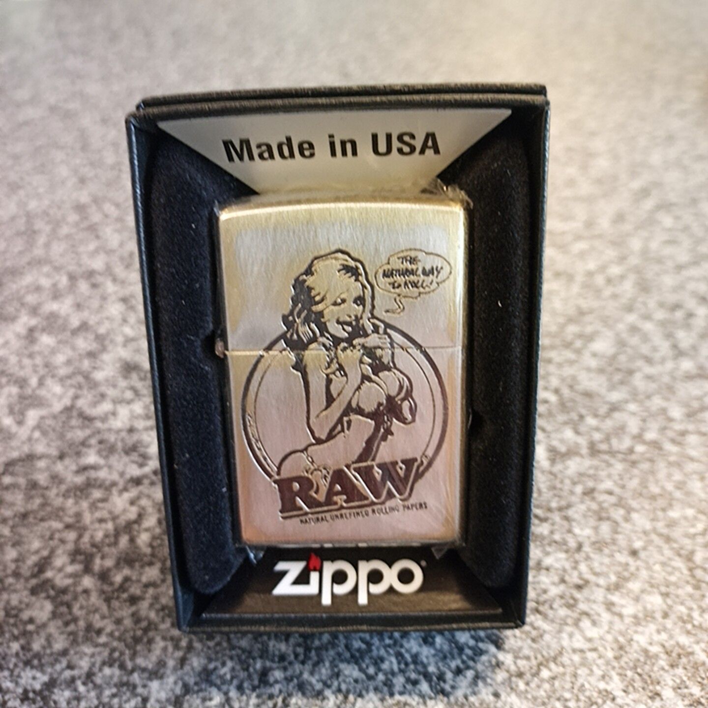 RAW】RAWガール ZIPPO ユーズド加工 - メルカリ