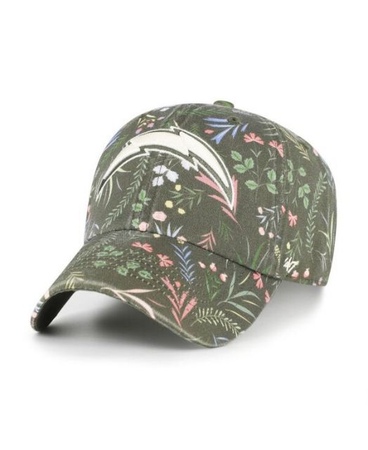送料無料 47ブランド レディース 帽子 アクセサリー Women s Green Los Angeles Chargers Verbena Clean Up Adjustable Hat Green