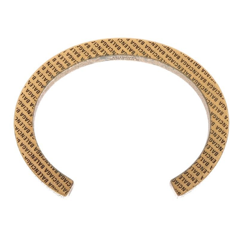 BALENCIAGA ブレスレット Tags カラビナ　バレンシアガ　タグ　M 関税込【BALENCIAGA】Tag カラビナブレスレット (BALENCIAGA