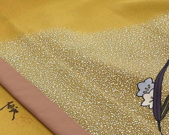 訪問着 正絹 大久保玄才 そめのざ玄才作 身丈157cm 裄丈66.5cm 訪問着