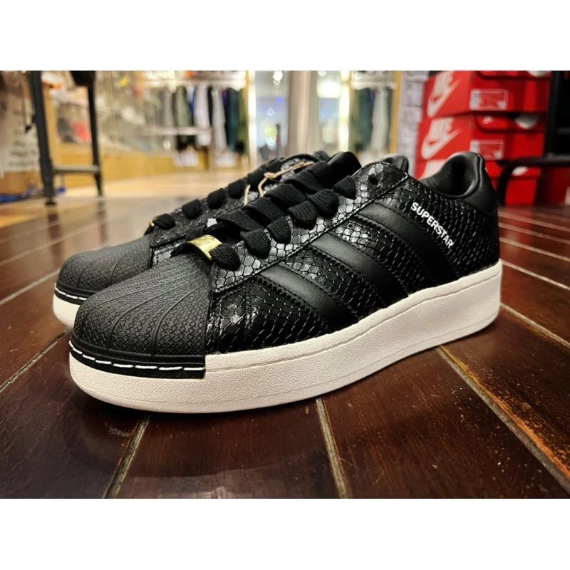 adidas アディダス SUPERSTAR スーパースター XLG コアブラック ゴールドメタリック