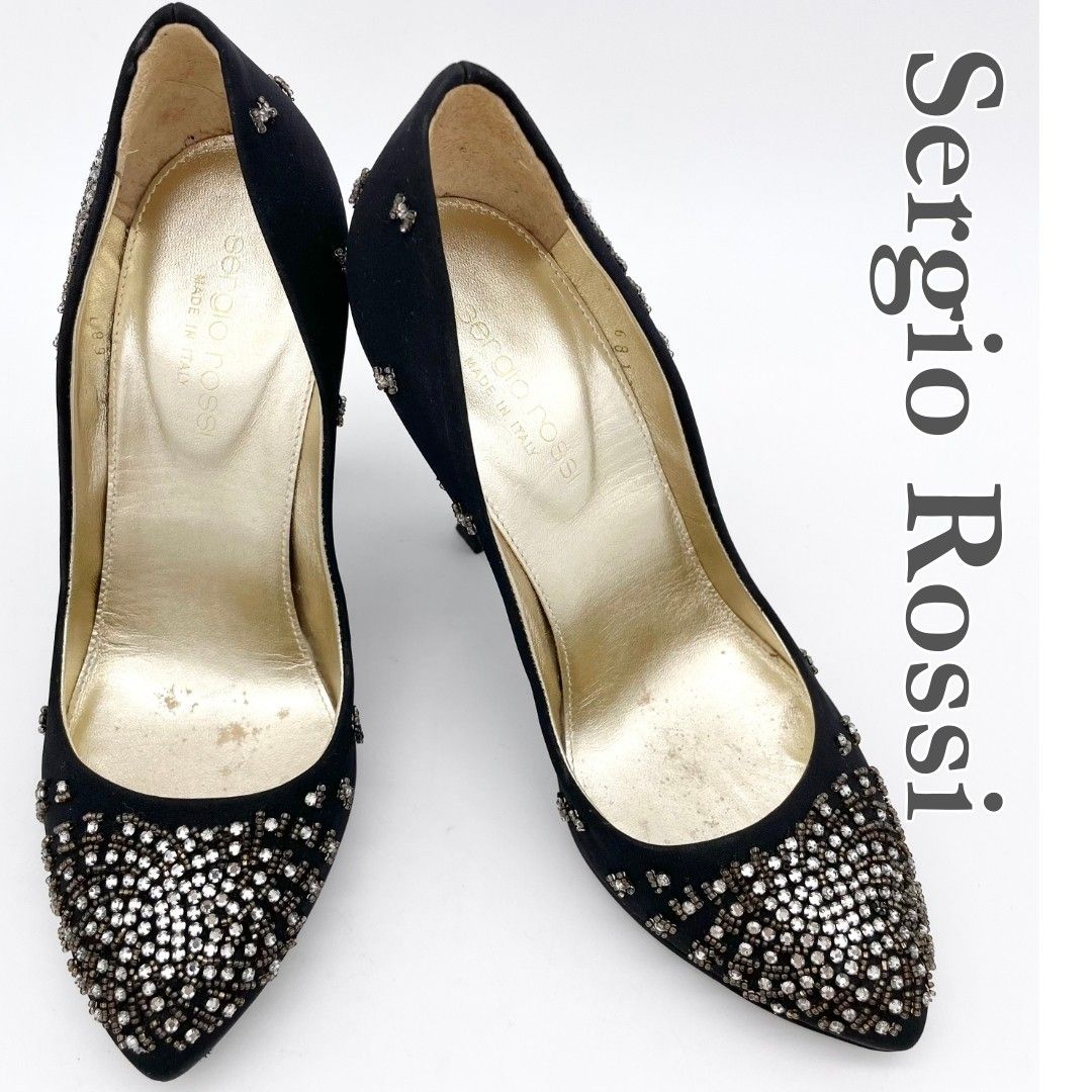 ✨美品✨　sergio rossi パンプス　ハイヒール Sergio rossi Rossi セルジオロッシ ハイヒール 75mm sr1 075