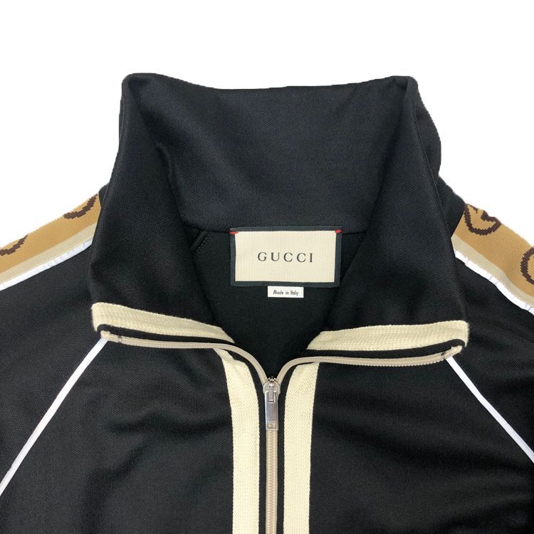 GUCCI グッチ テクニカル ジャージー GG ロゴ ジャケット Lサイズ