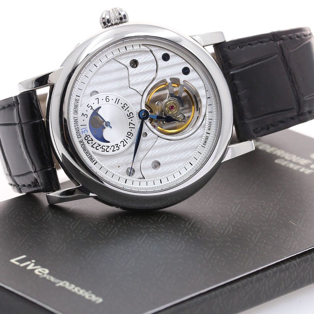 コストパフォーマンスの良い フレデリック コンスタント FREDERIQUE CONSTANT FC915X4H6 ハートビート マニュファクチュール デイト 188本 手巻き メンズ _908198 日常着