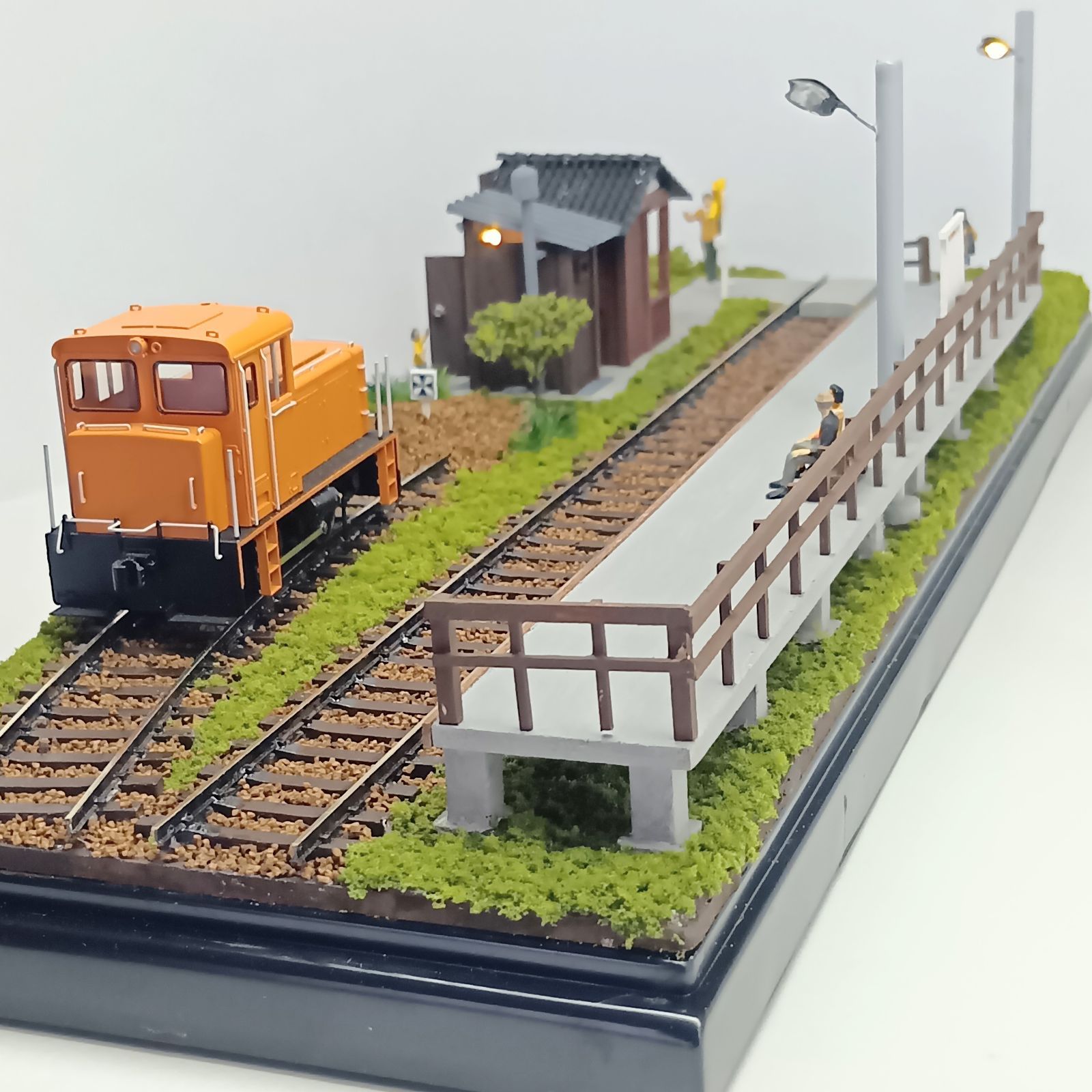 側線のある昭和の駅