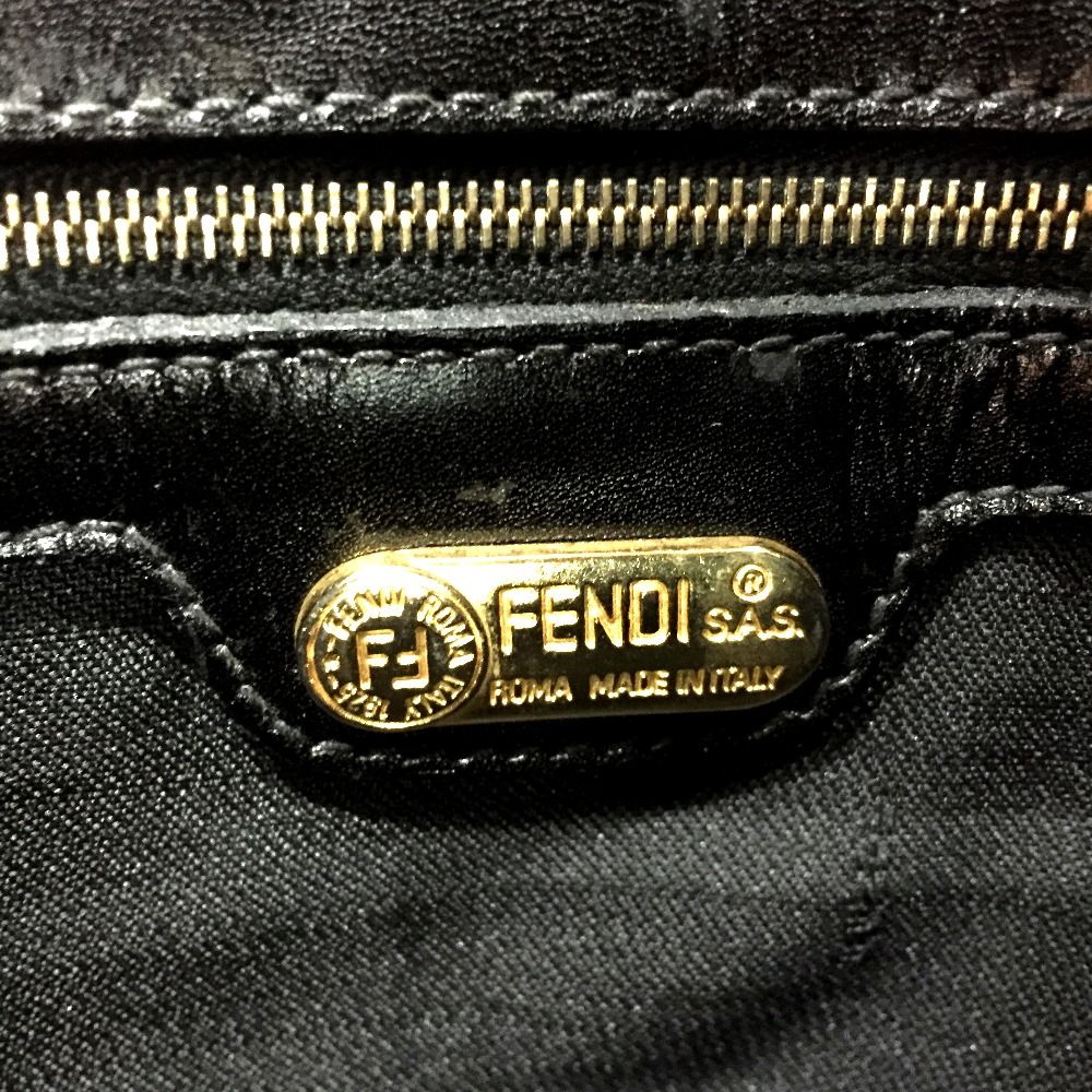 フェンディ バンドポーチ ナイロン×レザー ネイビー FFロゴ金具 フェンディ バンドポーチ ナイロン×レザー ネイビー FFロゴ金具