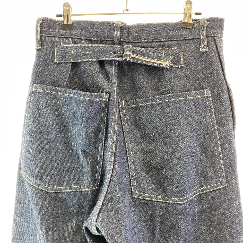 MAATEE&SONS 強撚セルビッチ DENIM WORK TROUSER 中古】MAATEE＆SONS 強撚セルビッチ DENIM WORK TROUSER サイズ1